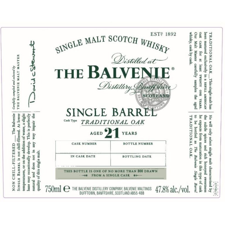 BuyTheBalvenieSingleBarrelTraditionalOak21YearOldOnline